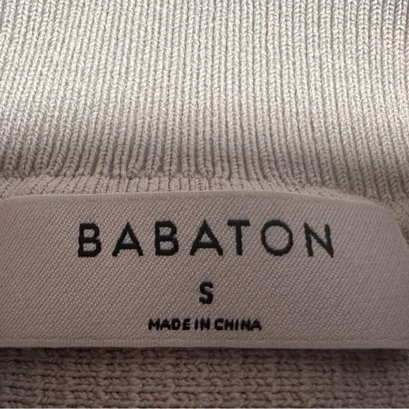 Babaton Cream Ribbed Mock-Neck Tank - Picture 6 of 6